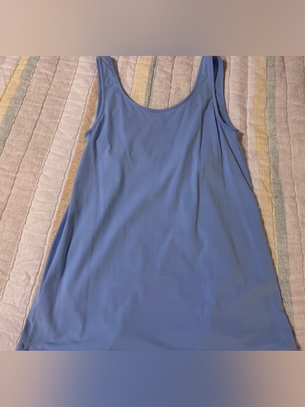 Lilly Pulitzer Scoop Neck Tank Duo - Teal & Periwinkle Blue *2 pack!* - Picture 9 of 10